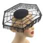 Preview: spider web vintage hat in Black